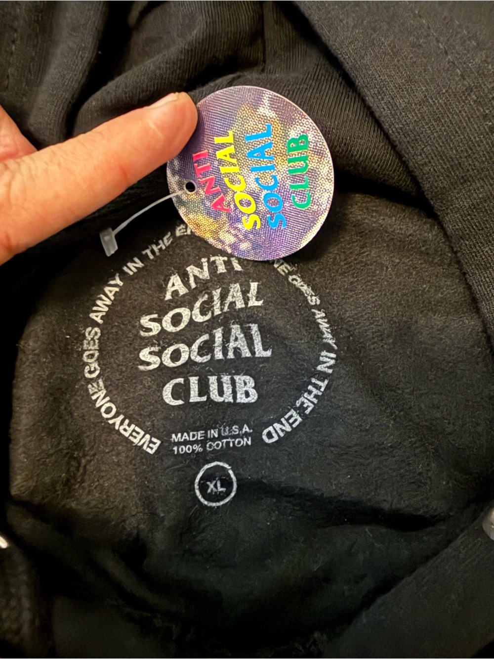 Anti Social Social Club Japan Only Tonkotsu Logo Hoodie - Picture 2 of 4